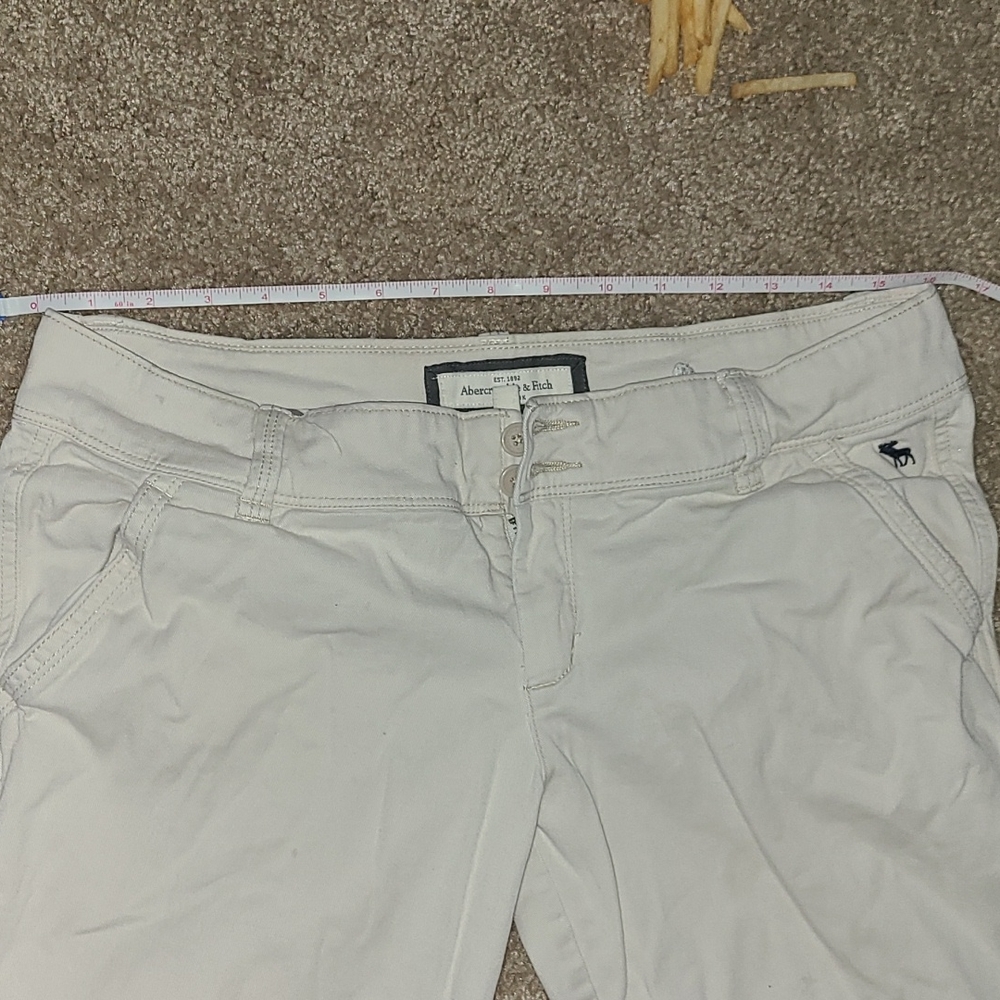 Abercrombie Tan flare leg pants